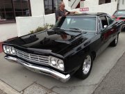 Black 1969 Plymouth Roadrunner